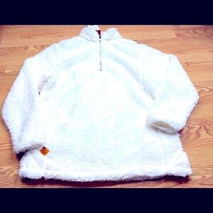 NEW Simply Southern White 1/4 Zip Sherpa Soft Size XL